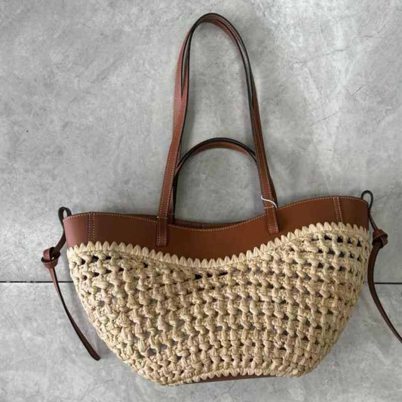 브랜드 중공 짠 비치 가방 틈새 패션 어깨 겨드랑이 가 - Crochet Bag Raffia 리뷰 및 가격