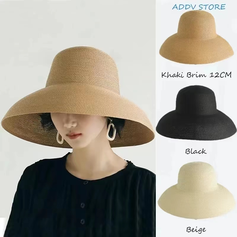 플로피 와이드 브림 여름 해변 밀짚 모자 UPF 밀짚  - Hat Floppy Wide 리뷰 및 가격