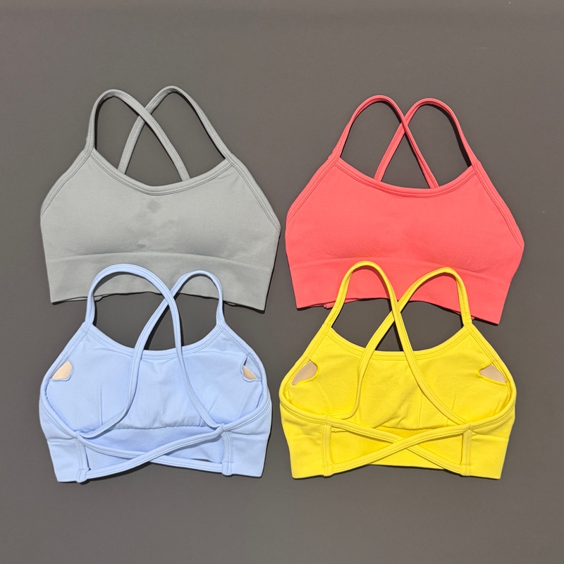 히스텔로 백리스 스포츠 브라 여성용 심리스 요가 탑 하 - Crop Top Crochet 리뷰 및 가격